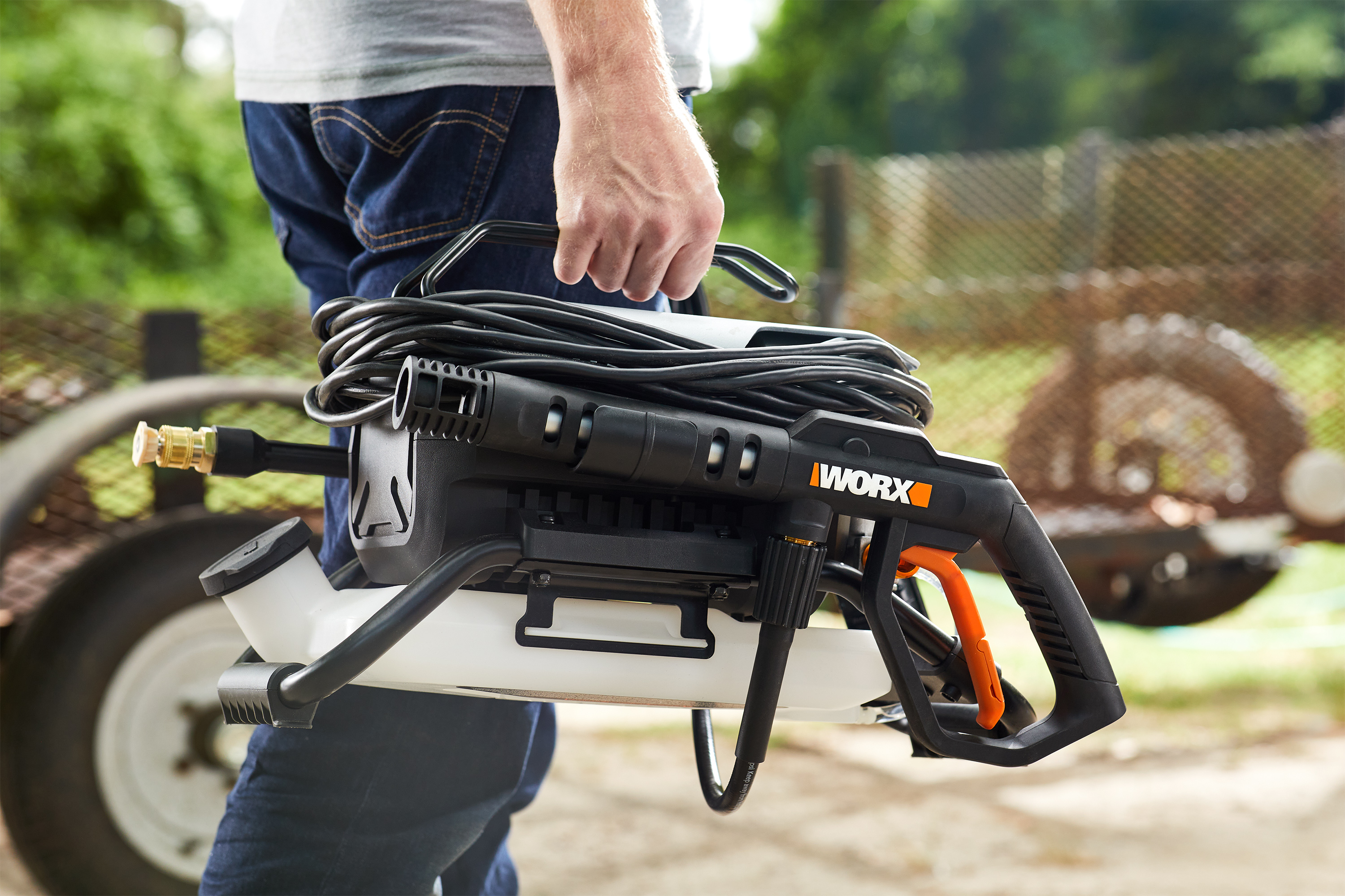 New WORX 13 Amp 1800 PSI Electric Pressure Washer Combines Power